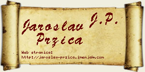 Jaroslav Pržica vizit kartica